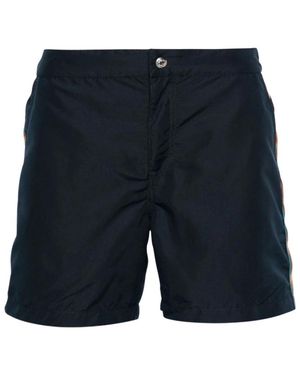 Paul Smith Badmode ,Blauw ,Polyester Signature Stripe Zwemshorts