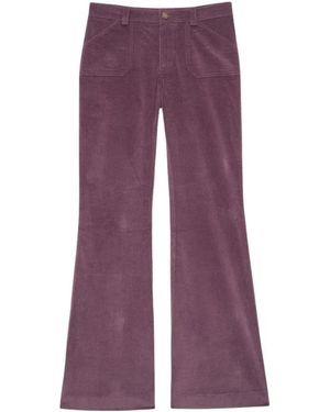 Ines De La Fressange Paris Wide Trousers - Viola