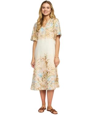 2-Biz Midi Dresses - Metallic