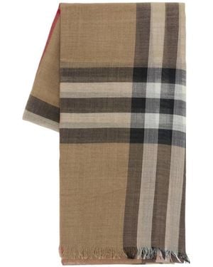 Burberry Winter Scarves - Natural