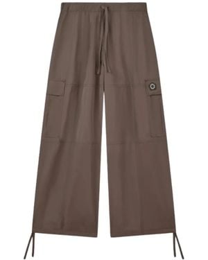KENZO Wide Trousers - Marrone