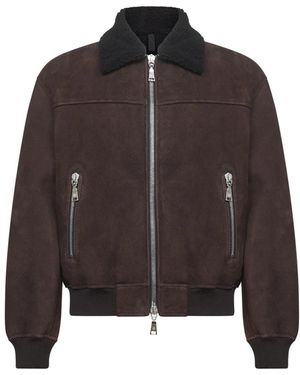 Tagliatore Leather Jackets - Brown