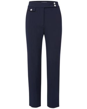 Veronica Beard Cropped Trousers - Azul