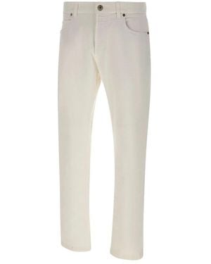 Eleventy Straight Fit Jeans - Natural