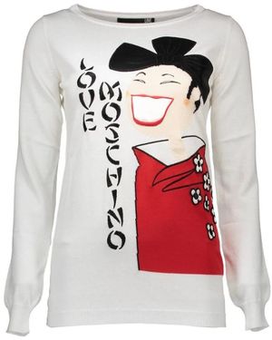 Love Moschino Round-Neck Knitwear - Rojo