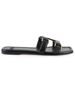Elisabetta Franchi Sliders - Black
