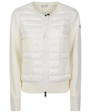 Moncler Tricot Cardigan - Wit