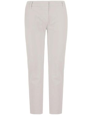Bomboogie Slim-Fit Trousers - Blanco