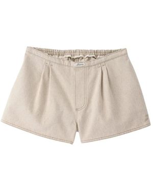 Jacquemus Amelo De-Nîmes Denim Shorts - Naturel