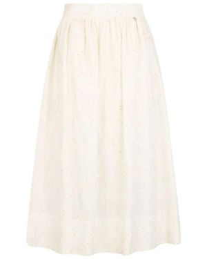 Liu Jo Midi Skirts - White