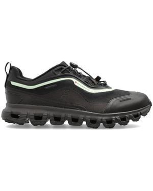 On Shoes Fitness ,Bruin ,Polyester Cloud 6 Geo Wp Sportschoenen - Zwart