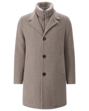 Gimo's Single-Breasted Coat - Bruin
