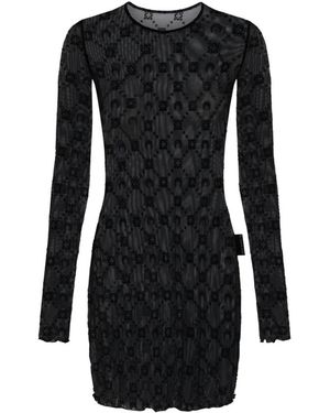 Marine Serre Short Dresses - Noir