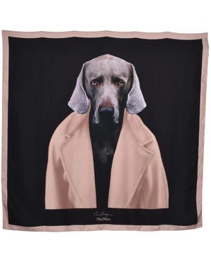 Max Mara Silky Scarves - Noir
