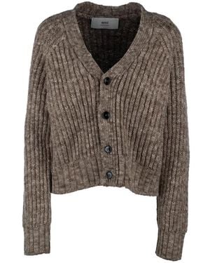 Ami Paris Cardigans - Marrone