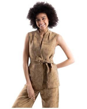 Marella Jassen ,Mlifilovia Gilet - Naturel