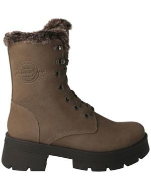 Panama Jack Lace-Up Boots - Marrón