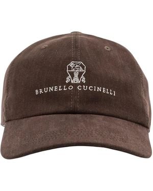 Brunello Cucinelli Caps - Marrón
