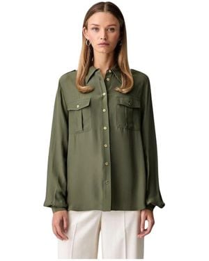 Marciano Overhemden ,Groen ,Nori Ls Pockets Shirt