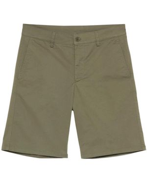 Aspesi Korte Broeken ,Groen ,Katoen Axel Casual Shorts