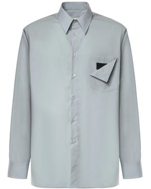 MM6 by Maison Margiela Casual Shirts - Blue