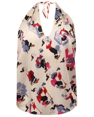 Moschino Sleeveless Tops - Pink