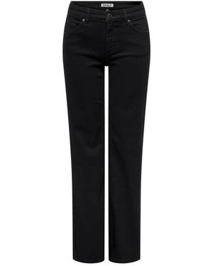 ONLY Straight Jeans - Zwart
