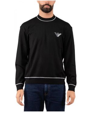 Emporio Armani Round-Neck Knitwear - Nero