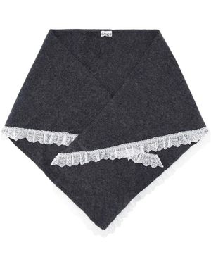 Ganni Winter Scarves - Black