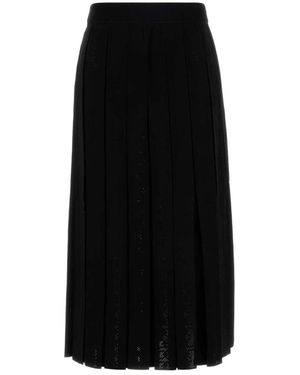 Tory Burch Midi Skirts - Negro