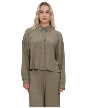Simplee Paloma Bluse - Braun