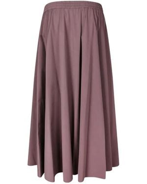 Herno Rokken ,Bruin ,Midi Skirts - Paars