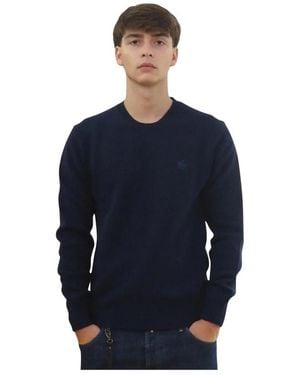 Baracuta Round-Neck Knitwear - Azul