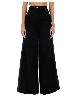 Nina Ricci Wide Trousers - Black