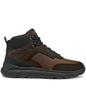Geox Lace-Up Boots - Black