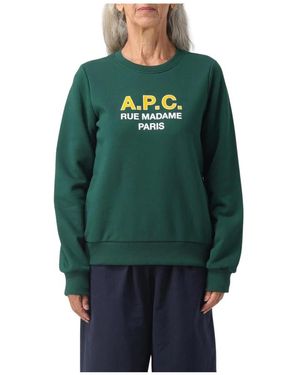 A.P.C. Sweatshirts - Verde