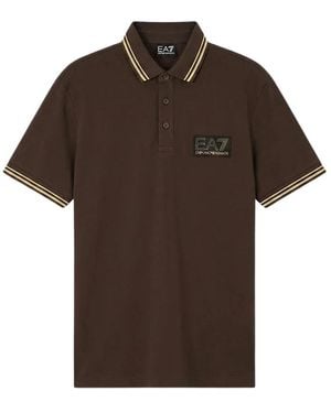 EA7 Polo Shirts - Marron