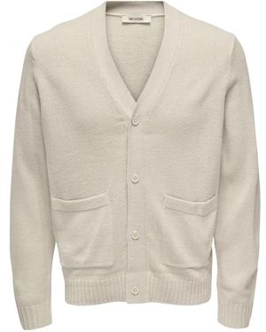 Only & Sons Onsmajor Knit Cardigan - Weiß