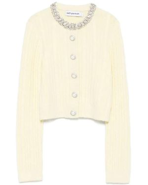 Self-Portrait Cardigans - Neutro
