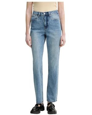 Gestuz Gzlayza Hw Rechte Jeans - Blauw