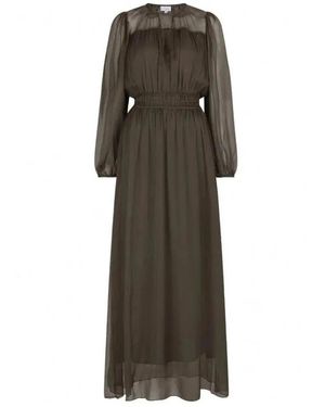 Dante 6 Kleedjes ,Groen ,Polyester Absolute Maxi Jurk - Grijs