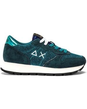 Sun 68 Schoenen ,Groen ,Sneakers - Blauw