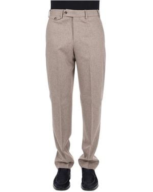 PT Torino Broeken ,Wol Liam Fit Pantalon - Grijs