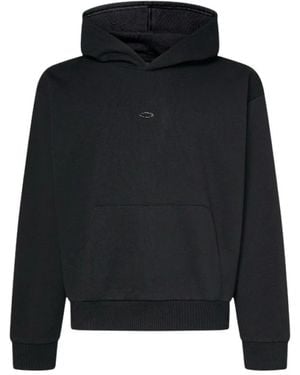Oakley Hoodies & Sweatvesten ,Zwart ,Katoen Metal Rise Hoodie