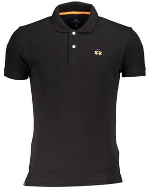 La Martina Polo Shirts - Black