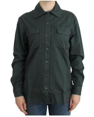 Roberto Cavalli Casual Hemden - Groen