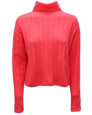 Alysi Round-Neck Strickwaren - Rot
