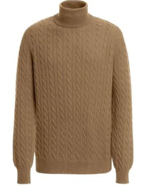 Malo Rollkragenpullover - Braun