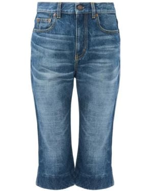 Chloé Cropped Jeans - Azul