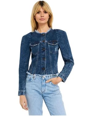 retroféte Denim Jackets - Blauw